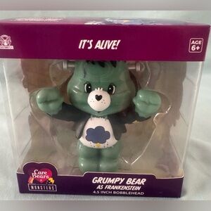 Care Bears X Universal Monsters Grumpy Bear as Frankenstein 4.5-inch Bobblehead